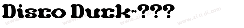 Disco Duck字体转换